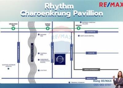 New! 2024 Condo Rhythm Charoenkrung Pavillion