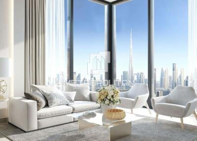 Burj Khalifa View  Luxurious 2 BR  Brand New