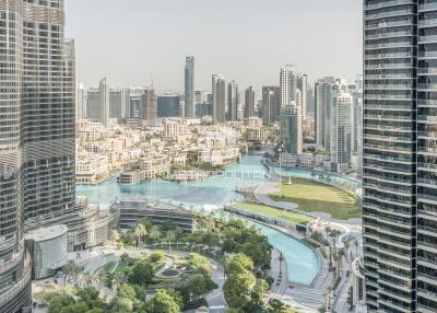 Burj Khalifa View  Unfurnished  Maids Room