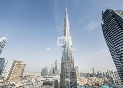 Burj Khalifa View  Unfurnished  Maids Room