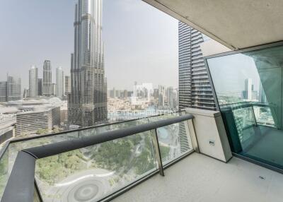 Burj Khalifa View  Unfurnished  Maids Room