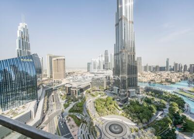 Burj Khalifa View  Unfurnished  Maids Room