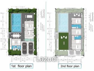 บ้านเดี่ยว 2 ชั้น ปาร์ตี้เฮ้าส์ / วิลล่า พร้อมสระ (จากุชชื่+สระเด็ก) 4