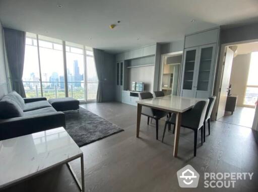 2-BR Condo at A Space Asoke-Ratchada near MRT Phra Ram 9