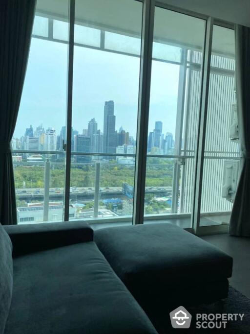 2-BR Condo at A Space Asoke-Ratchada near MRT Phra Ram 9