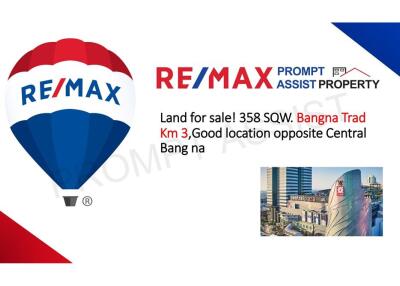 Land for sale Near Central Bang Na 358 SQM