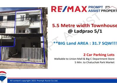 5.5 Metre width Townhouse @ Ladprao 5/1