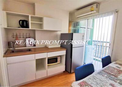 For Rent ：LumpiniPlaceSrinakarin-Hua Mak Station Condo Ready to move in Near Airport Link Hua Mak 250 m  27 sqm, /22th floor