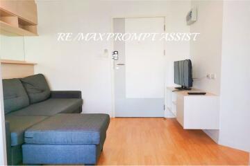 For Rent ：LumpiniPlaceSrinakarin-Hua Mak Station Condo Ready to move in Near Airport Link Hua Mak 250 m  27 sqm, /22th floor