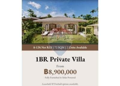 Seaview 1-BR Private Villa in Koh Phangan in Wellness Project