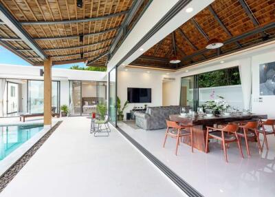 Seaview 4-Bedroom Pool Villa for Rent in Chaweng Noi, Koh Samui