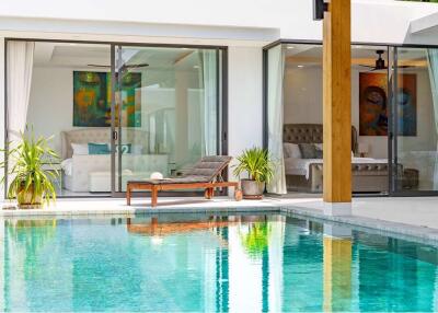 Seaview 4-Bedroom Pool Villa for Rent in Chaweng Noi, Koh Samui