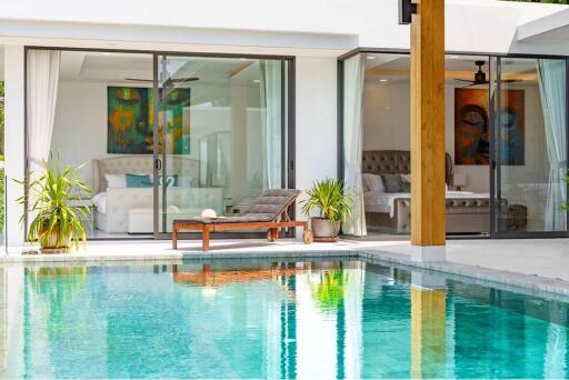 Seaview 4-Bedroom Pool Villa for Rent in Chaweng Noi, Koh Samui