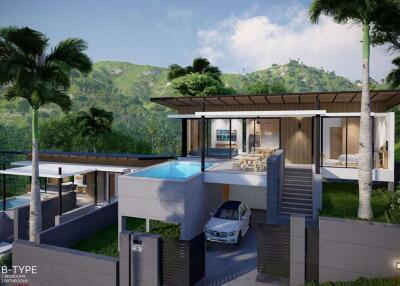 Elegant pool villa in the heart of Bophut, Koh Samui Plot B6