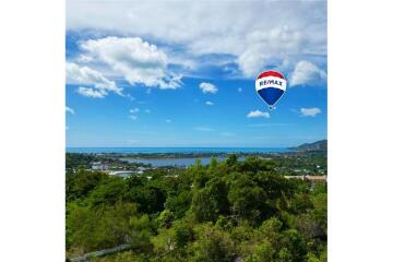 Sea View Land for Sale in Prime Bophut, Koh Samui.