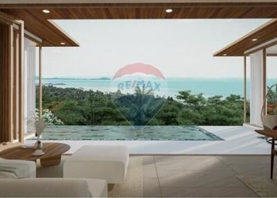 Stunning Sea View 2-BR Pool Villa in Ang Thong, Koh Samui