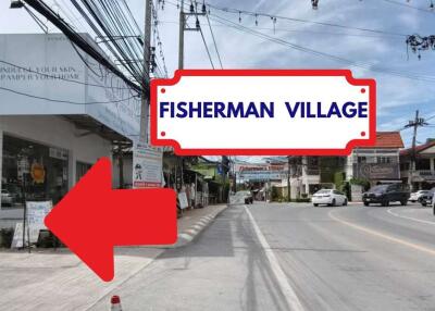 Perfect  Land At Nice Location For Rent , fisherman village Koh Samui