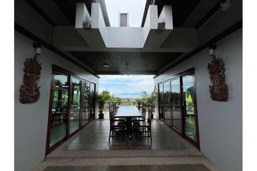 Seaview Villa 4 Bedrooms 5 bathroom for rent At Bang Rak, Koh Samui