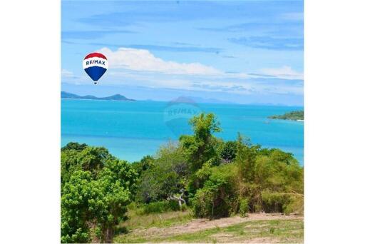 Prime Plot Sea View Land in Plai Laem, Koh Samui