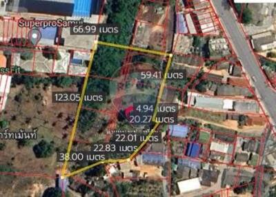 The land for sale near Bangkok Hospital 4 Rai 25 Sq.w.