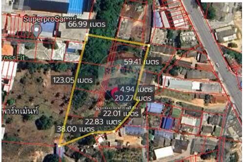 The land for sale near Bangkok Hospital 4 Rai 25 Sq.w.