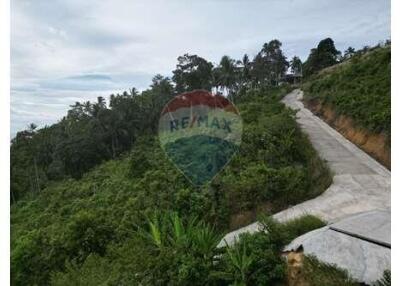 Spectacular sea view land for sale in Lipanoi, Koh Samui (plot3)