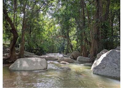 Land Middle between waterfall and mountain ,Koh Samui