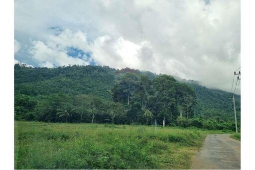 Land Middle between waterfall and mountain ,Koh Samui