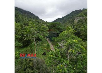 Land Middle between waterfall and mountain ,Koh Samui