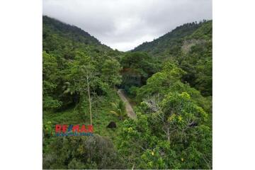 Land Middle between waterfall and mountain ,Koh Samui