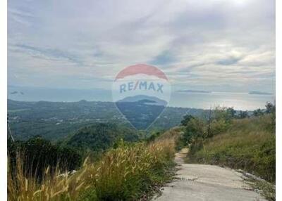 Spectacular sea view land for sale in Lipanoi, Koh Samui (plot1)