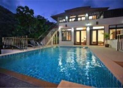 SEA VIEW VILLA IN CHAWENG HILLS WITH HOME CINEMA