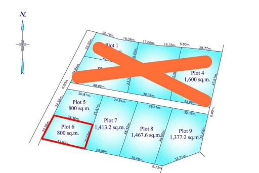 Beautiful Mountain & Sunset View Land for Sale 800 SQ.M @MaeNam Soi 1