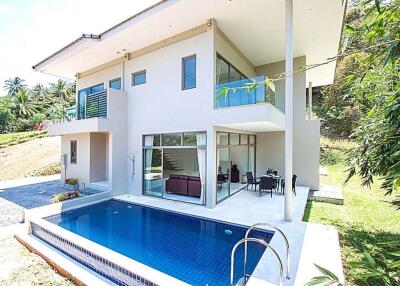 Mountain View Duplex Pool Villa in Bang Por, Samui. Investment Chance!