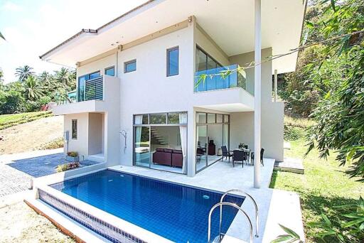 Mountain View Duplex Pool Villa in Bang Por, Samui. Investment Chance!