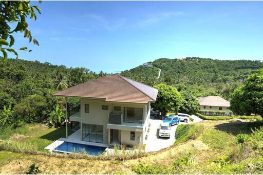 Mountain View Duplex Pool Villa in Bang Por, Samui. Investment Chance!