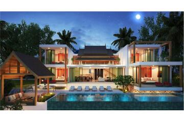 220° Panoramic seaview villa for sale in Lamai