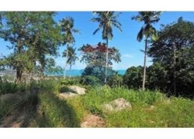 Sea View land for sale in Chaweng Noi