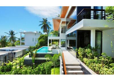 Panorama Luxury Pool Villa  Mountain & Sea Views  Bang Por, Koh Samui