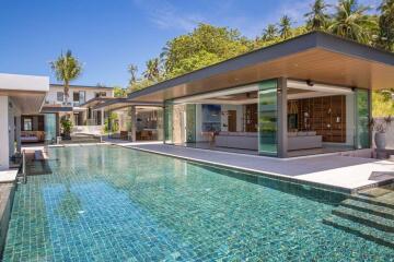 Luxurious 7-BR Beachfront Pool Villa in Laem Sor, Koh Samui