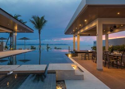 Luxurious 7-BR Beachfront Pool Villa in Laem Sor, Koh Samui