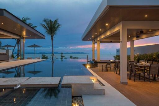 Luxurious 7-BR Beachfront Pool Villa in Laem Sor, Koh Samui