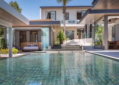 Luxurious 7-BR Beachfront Pool Villa in Laem Sor, Koh Samui