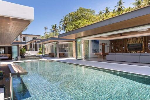 Luxurious 7-BR Beachfront Pool Villa in Laem Sor, Koh Samui