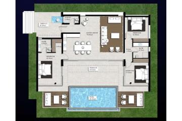 Luxury 3 BR Seaview Villa in Haad Yao (off-plan)