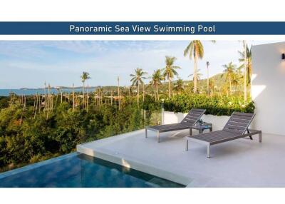 Panoramic Sea view Swimming Pool Villa 5 bedroom in Bophut