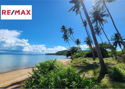 ขายที่ดินริมชายหาดเกาะสมุย