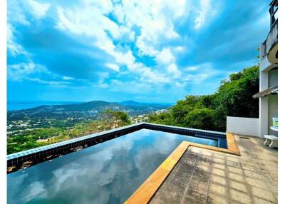 3 Bedrooms Sea View Pool Villa in Bophut, Koh Samui