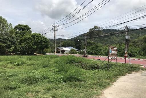 Beautiful plot of land with mountain view and close to Bangpor Beach