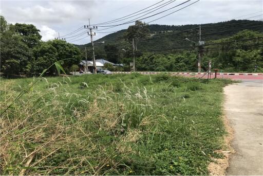 Beautiful plot of land with mountain view and close to Bangpor Beach